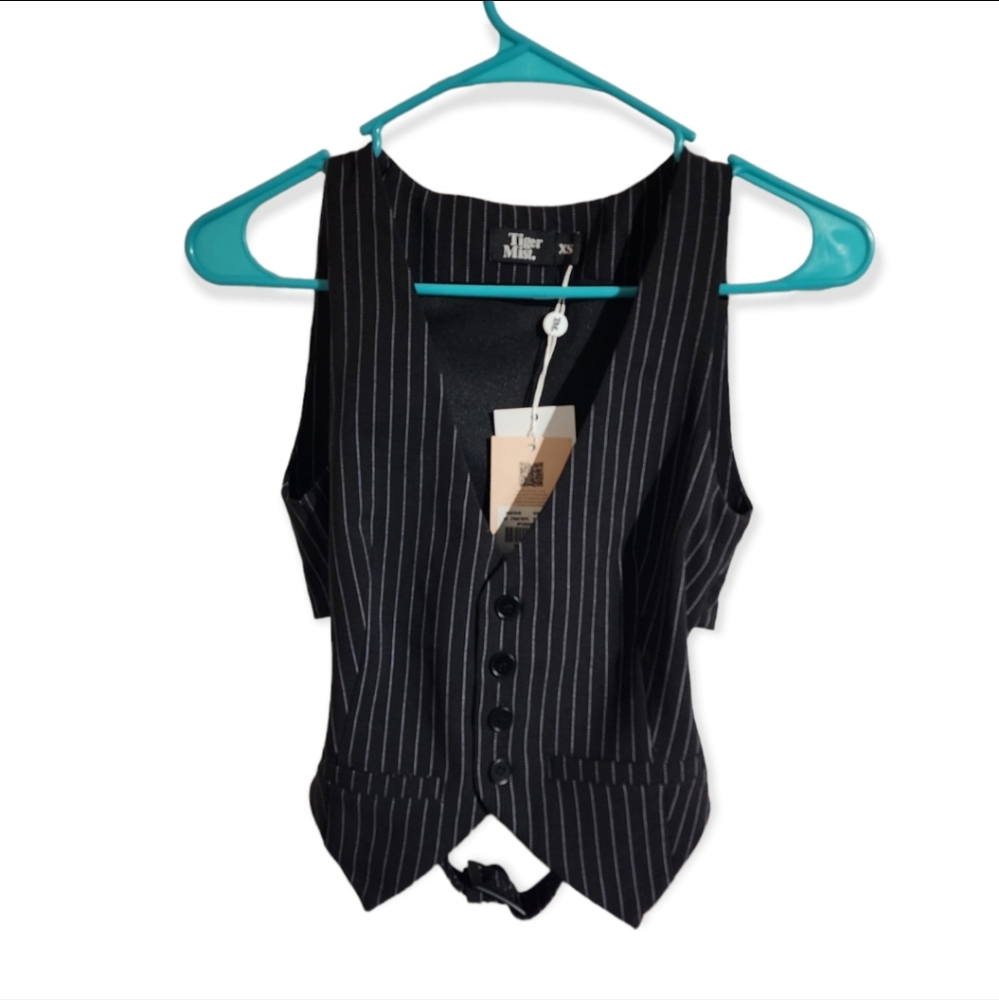 Tiger Mist Pinstripe Madison Vest
